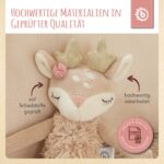 Bieco Kuscheltier Reh Ella mit Rassel | Baby Kuscheltier ab 0 Monate Stofftier Baby Plüschtientier – Bild 4